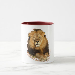 lion safari wild design memory of cecil the lion mug