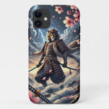 Lion Samurai Iphone case