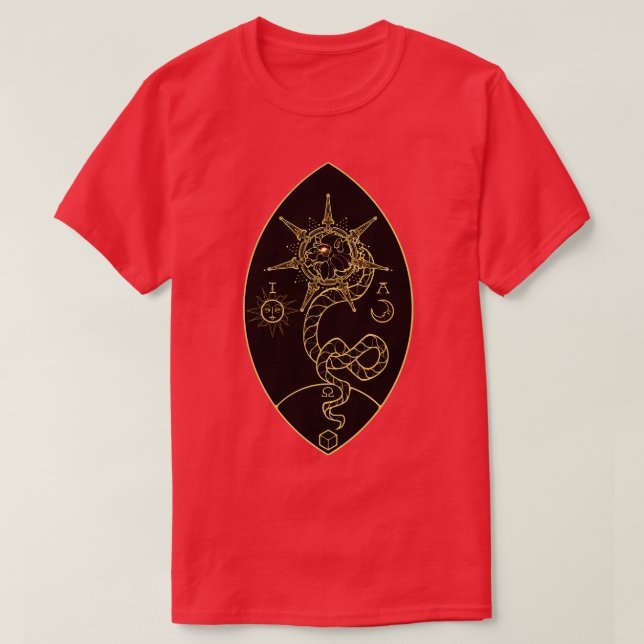 Lion Serpent T-Shirt (Design Front)