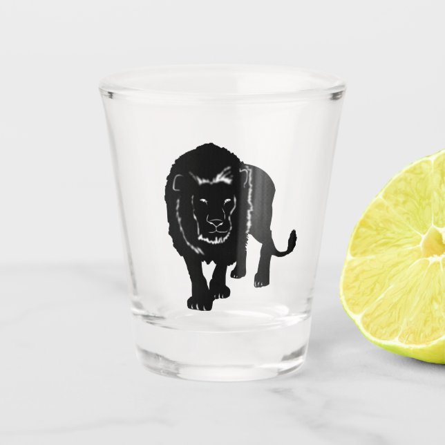 Lion Shot Glass - Customisable (Front)