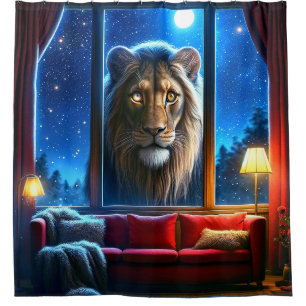 Lion Shower Curtain