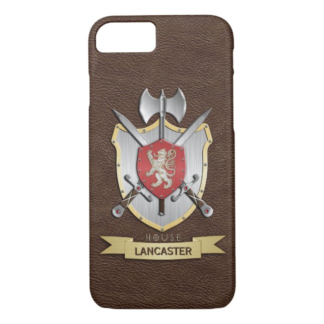 Lion Sigil Battle Crest Brown Case-Mate iPhone Case (Back)