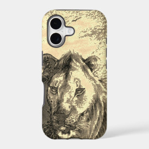 Lion Simba Close Up water colours art design