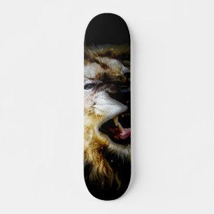 Lion Skateboard Deck Design