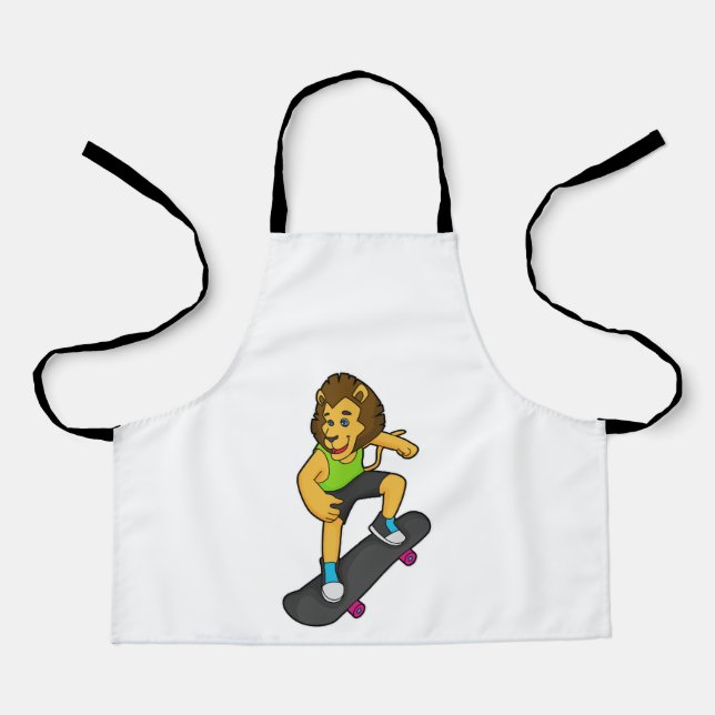 Lion Skater Skateboard Apron (Front)