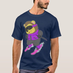 Lion Skier Ski Winter sports T-Shirt