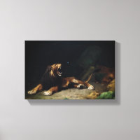 Lion Snapping at a Butterfly