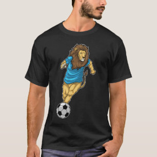 Lion Soccer player Soccer T-Shirt