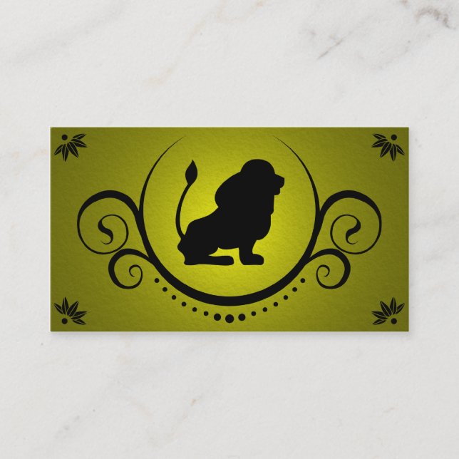lion sophistications business card (Front)