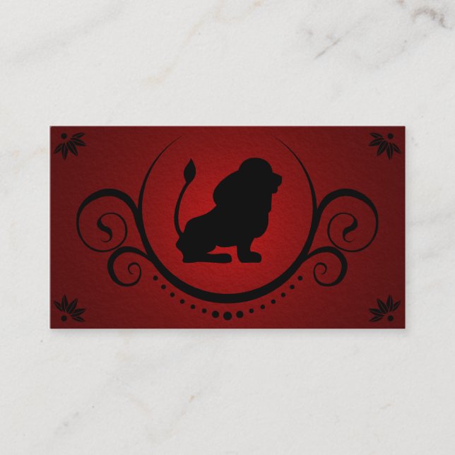 lion sophistications business card (Front)