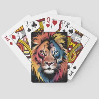 Lion Spiral Notebooks  Playing Cards