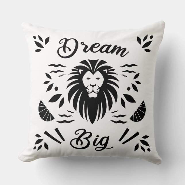 Lion Spirit Inspiration Cushion (Front)