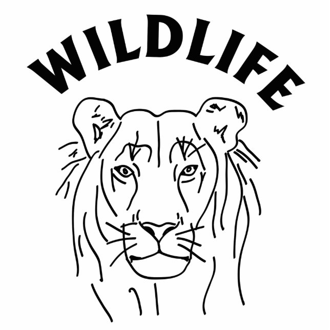 Lion Standing Photo Sculpture (Front)