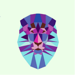 Lion Standing Photo Sculpture