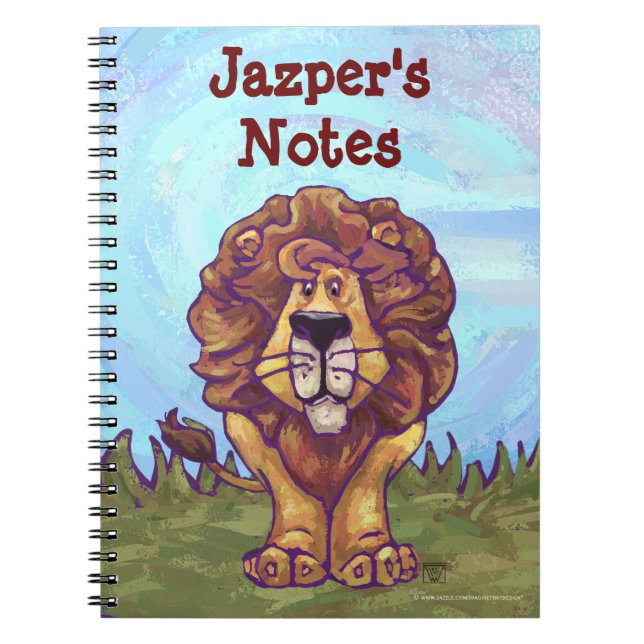 Lion Stationery Notebook (Front)