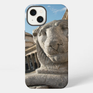 Lion statue in front of San Francesco di Paola iPhone 13 Case