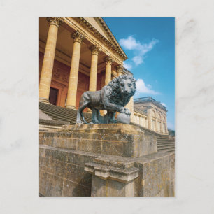 Lion Statue Postcard