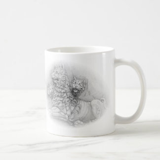 Lion statue study - Pierre Jacques mug