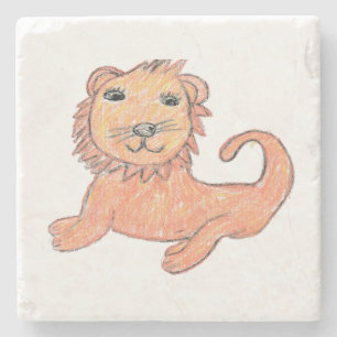 Lion Stone Coaster