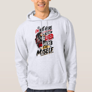 Lion Street Style Be Yourself Design Hoodie