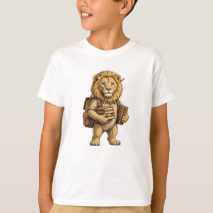 Lion Student - Brave Back To School T-Shirt