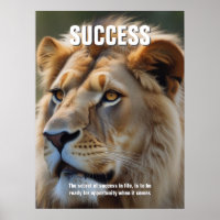 Lion Success Quote Inspirational