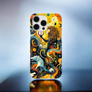 Lion Sun iPhone 16 Pro Max Case