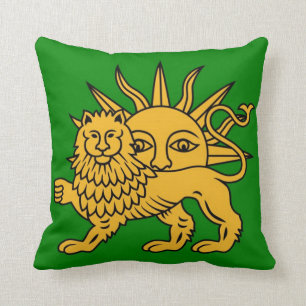 Lion & Sun Cushion