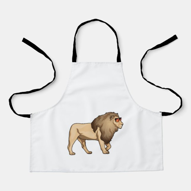 Lion Sunglasses Apron (Front)
