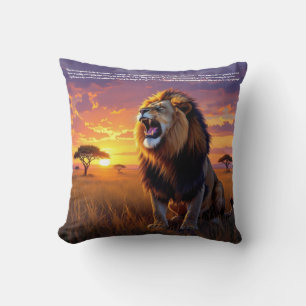 Lion Symbolism Cushion