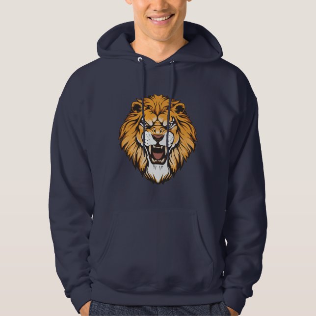 LION T-Shirt Hoodie (Front)