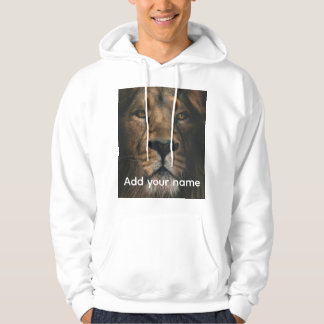 Lion t shirt print with editable text