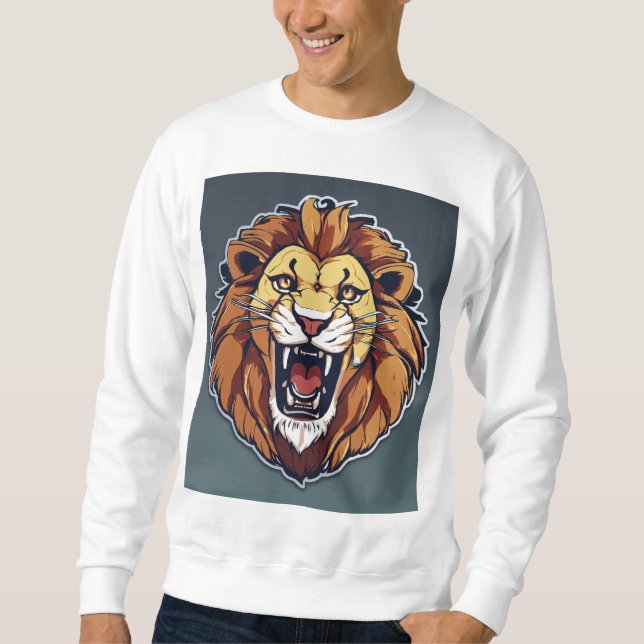 Lion T-shirt Sweatshirt (Front)