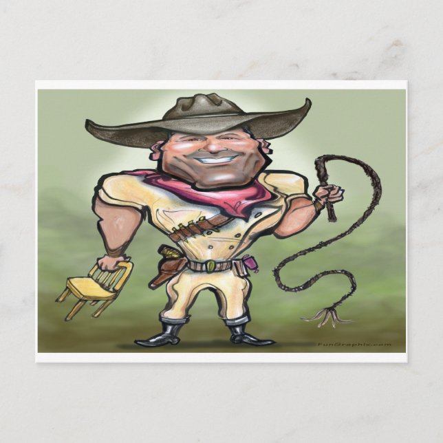 Lion Tamer Postcard (Front)