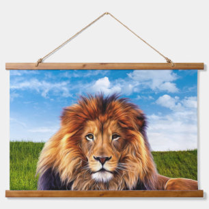 Lion The King of Forest Hanging Tapestry