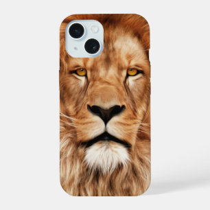 Lion The King Photo Painting iPhone 15 Case