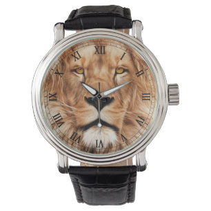 Lion The King Photo Painting Watch
