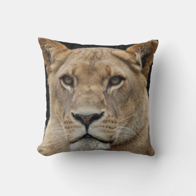 Lion Throw Pillow (Front)