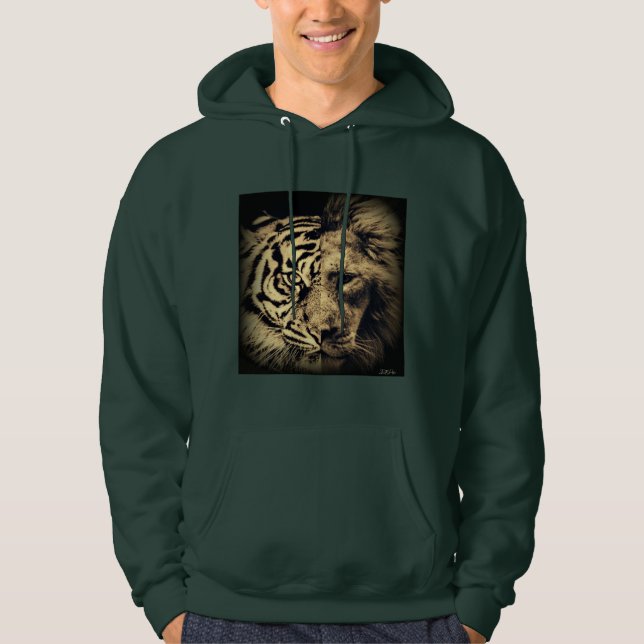 Lion Tiger 2in1 Hoodie (Front)