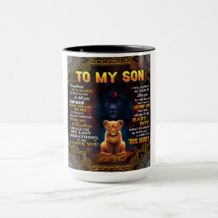 Lion To My Son Sometimes It's Hard Dad   Mug