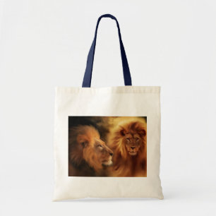 lion tote bag