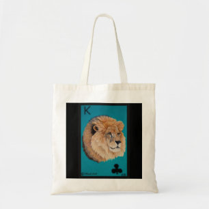 Lion Tote Bag by Elizabeth Black
