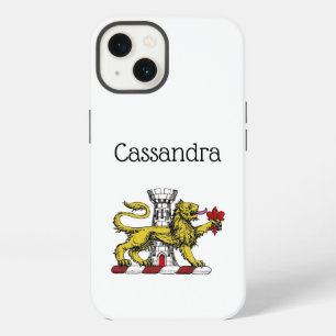 Lion Tower Fleur de Lis Crest Emblem C iPhone 13 Case