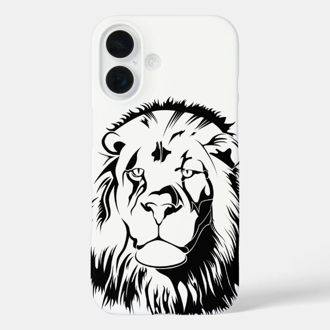 Lion Tribal 002 Case-Mate iPhone Case (Back)