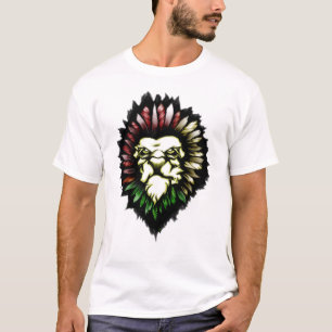 Lion TRIBAL TATTOO T-Shirt