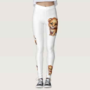 lion trousers leggings