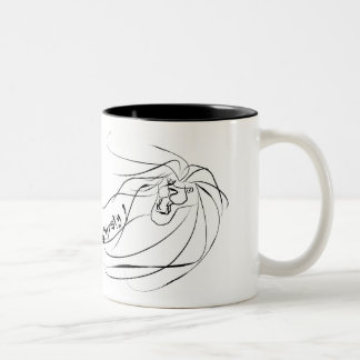 lion Two-Tone coffee mug
