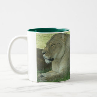 Lion Two-Tone Coffee Mug