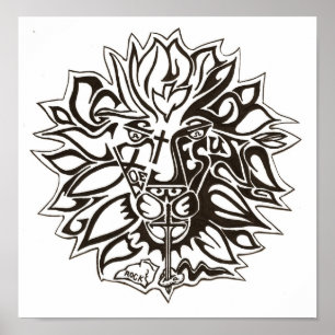 Lion Victory Poster