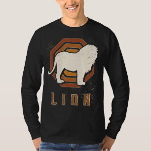 Lion Vintage Retro Classic Animal Love T-Shirt
